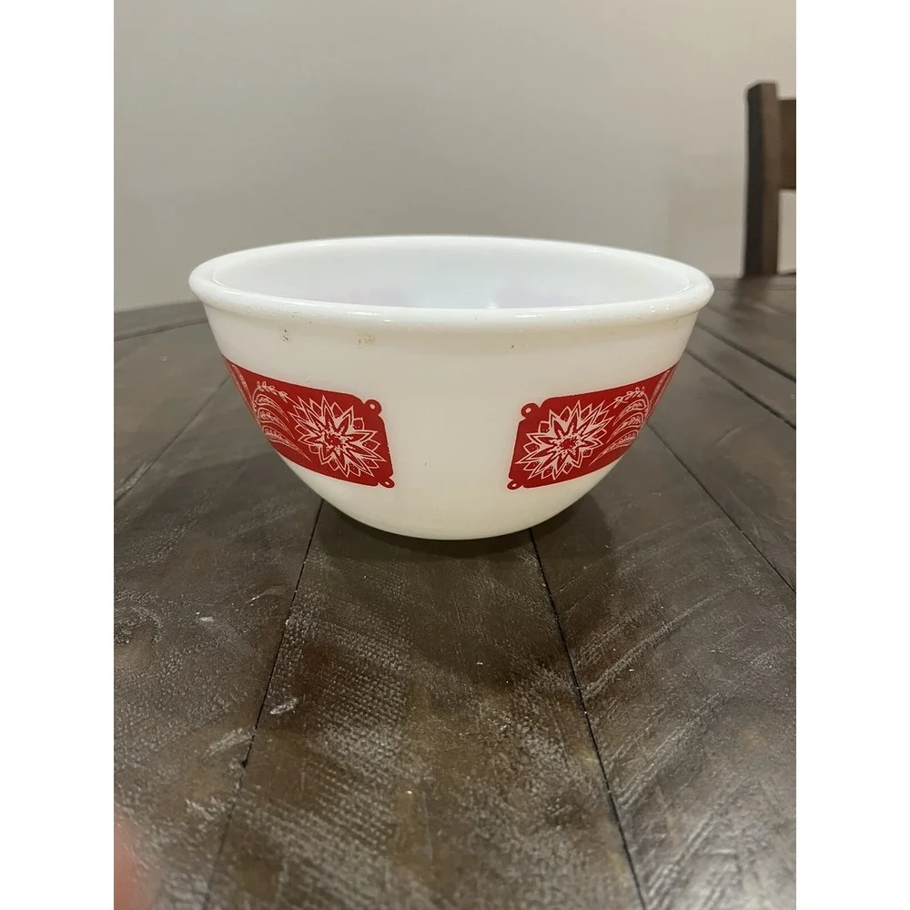 Vintage Hazel Atlas Red‎ Rooster Band 7